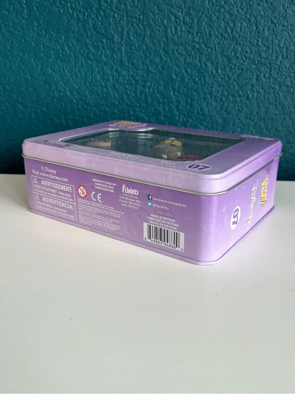 Funko Pocket Pop! Disney Princesses 3-Pack Tin #07 Tinkerbell Belle Ariel